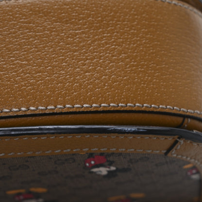 Gucci X DISNEY Mini Vintage GG Supreme Monogram Mickey Mouse Small Flap Messenger Bag Beige Vintage Sun Oil 11 of 13