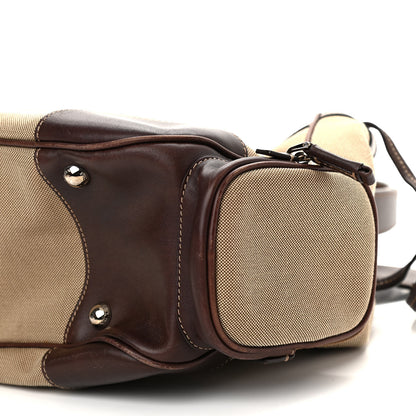 Prada Jacquard Logo Hobo Corda Bruciato 11 of 17