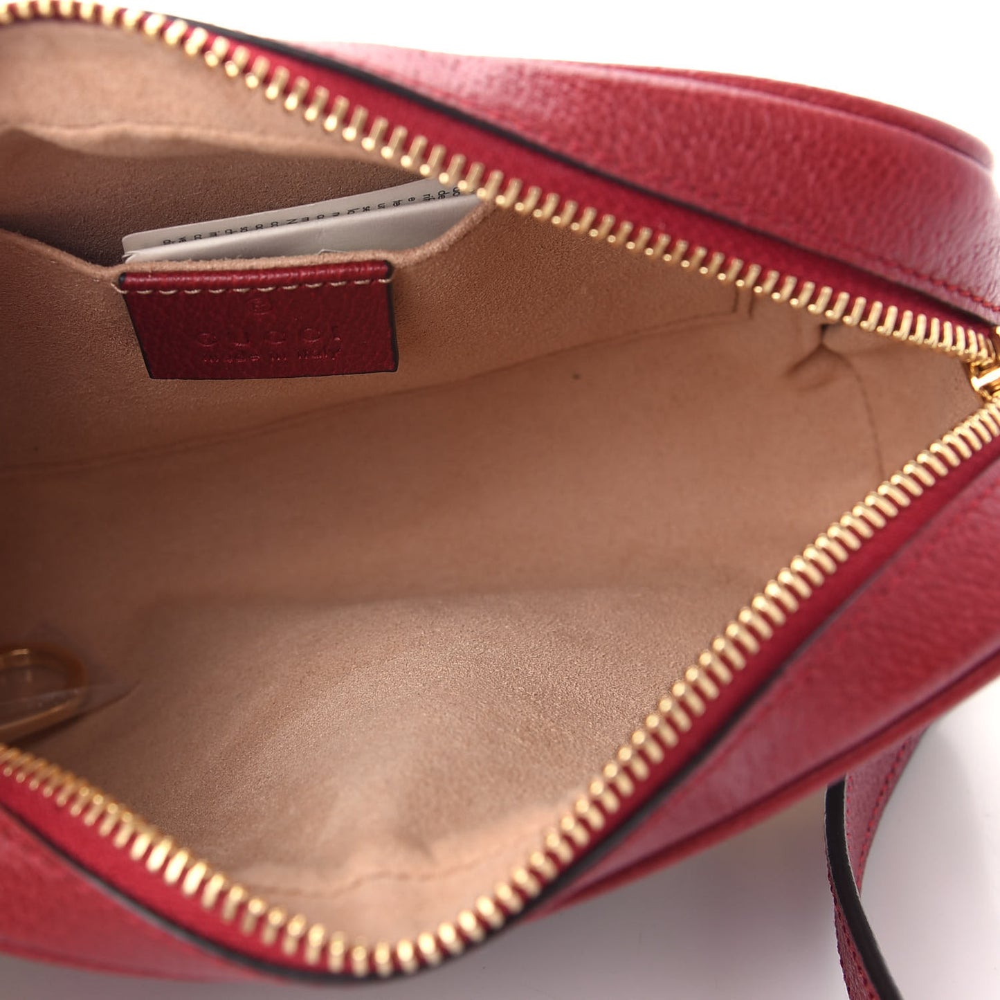 GG Supreme Monogram Flora Web Mini Ophidia Shoulder Bag Red