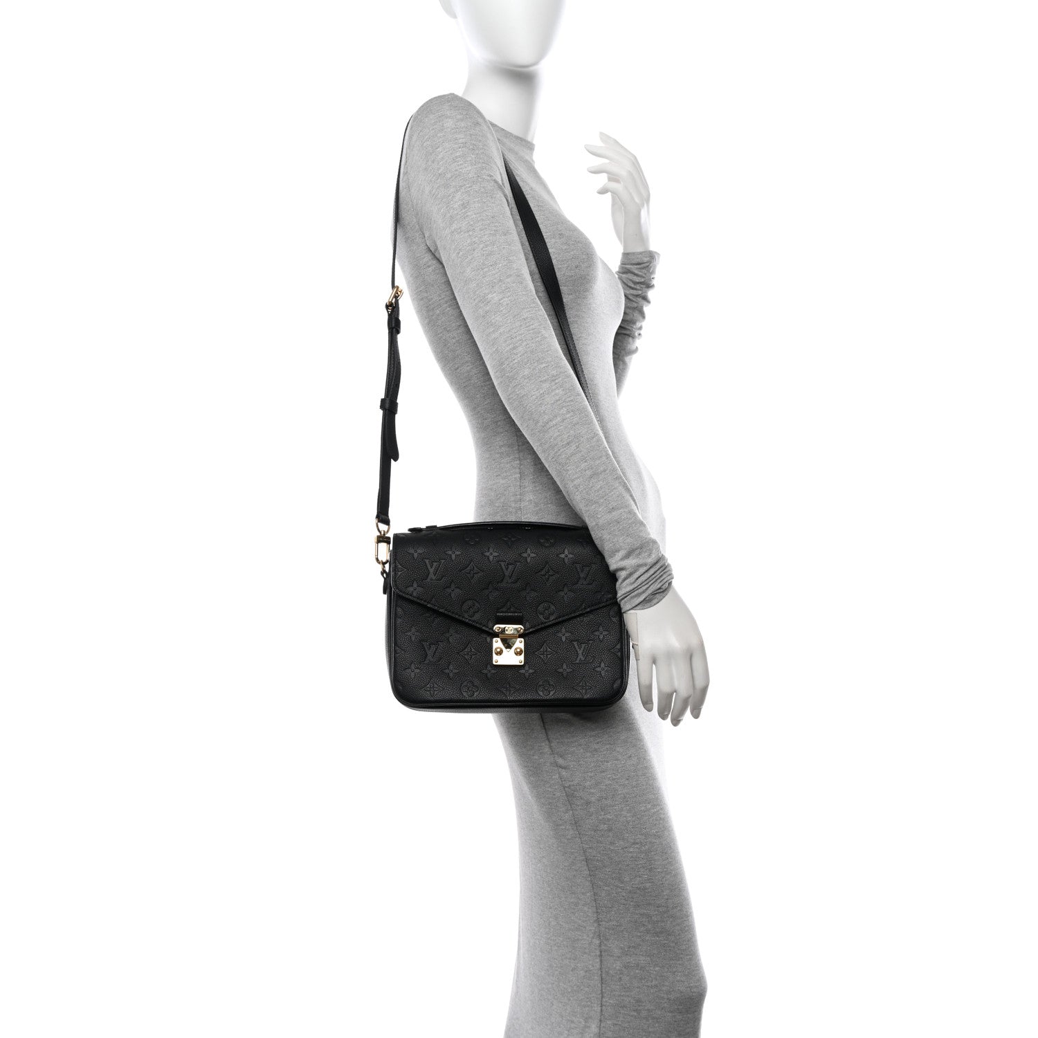 Louis Vuitton Empreinte Pochette Metis Black 2 of 12