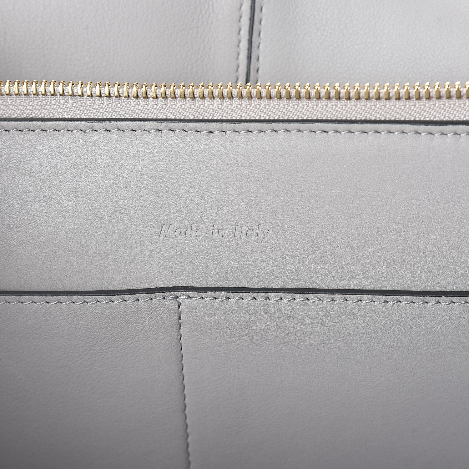 Celine Smooth Calfskin Medium Tri-Fold Bag Pearl Grey 5 of 8
