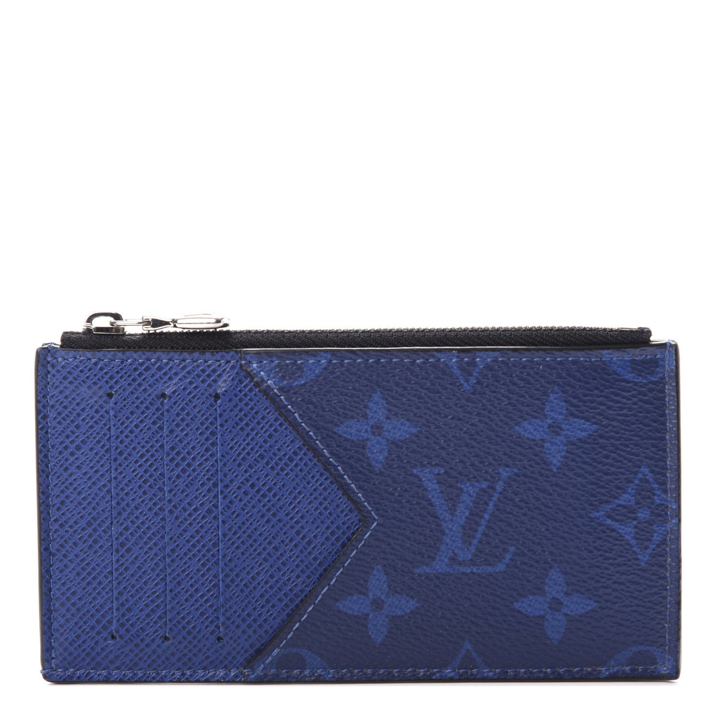 Monogram Taiga Coin Card Holder Cobalt