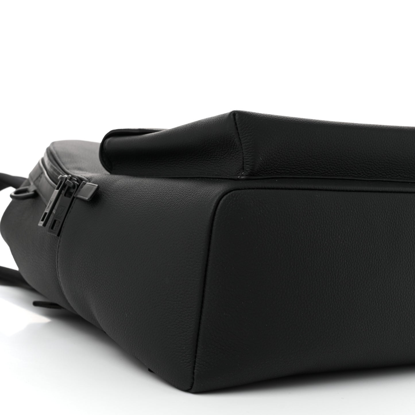 Grained Calfskin Aerogram Takeoff Backpack Black