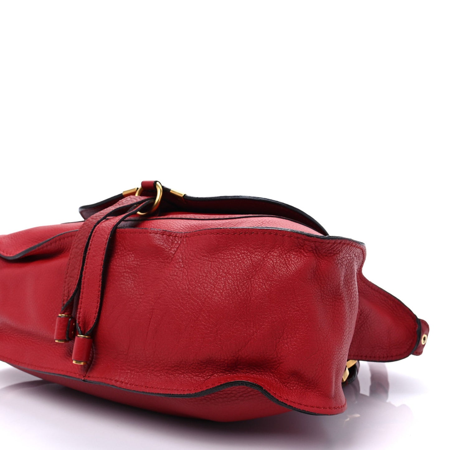 Calfskin Medium Marcie Satchel Red