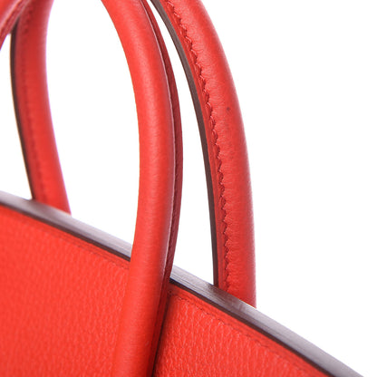 Hermes Togo Birkin 25 Rouge De Coeur 38 of 39