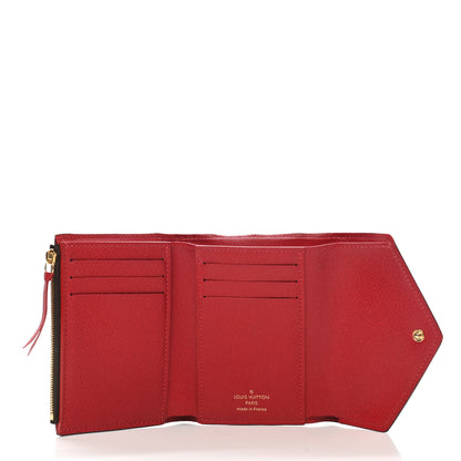 Louis Vuitton Damier Ebene Victorine Wallet Cherry 5 of 7