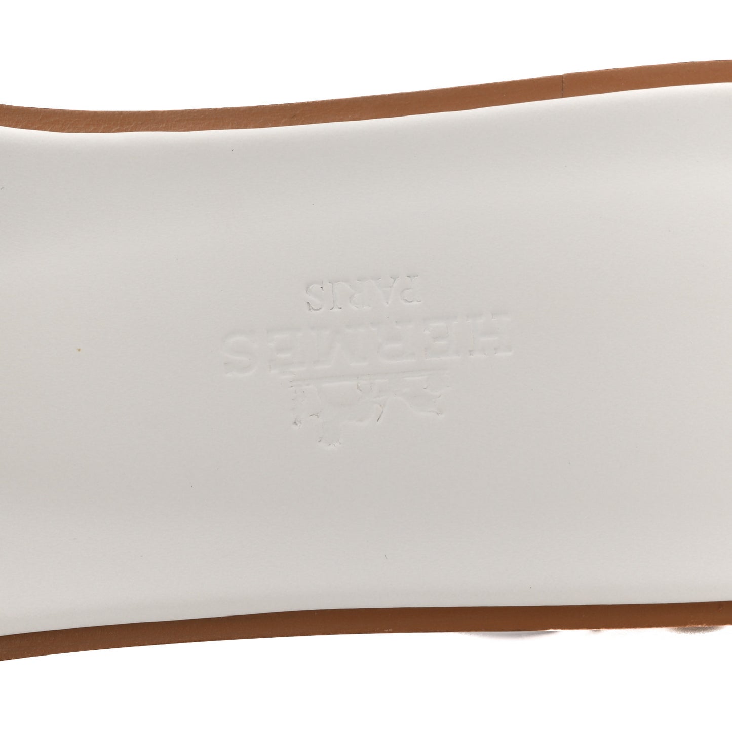 Box Calfskin Oran Sandals 36.5 White