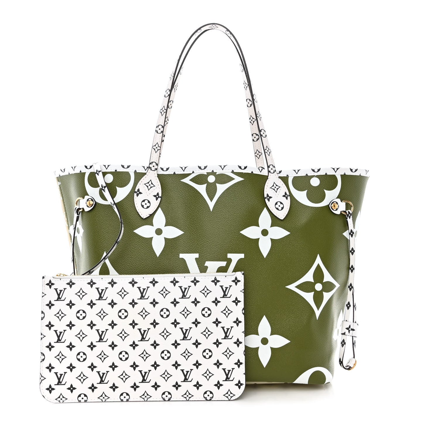 Monogram Giant Neverfull MM Kaki