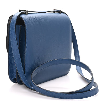 Hermes Epsom Constance Verso 18 Bleu Agate Gris Mouette 3 of 10