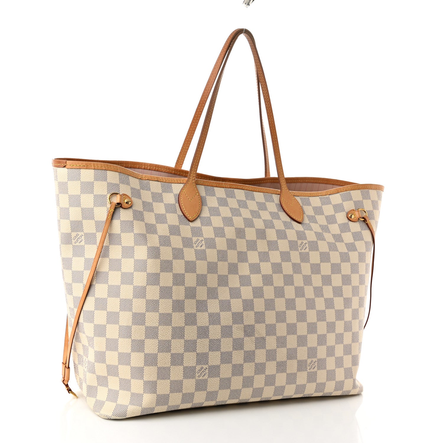 Louis Vuitton Damier Azur Neo Neverfull GM Rose Ballerine 3 of 10