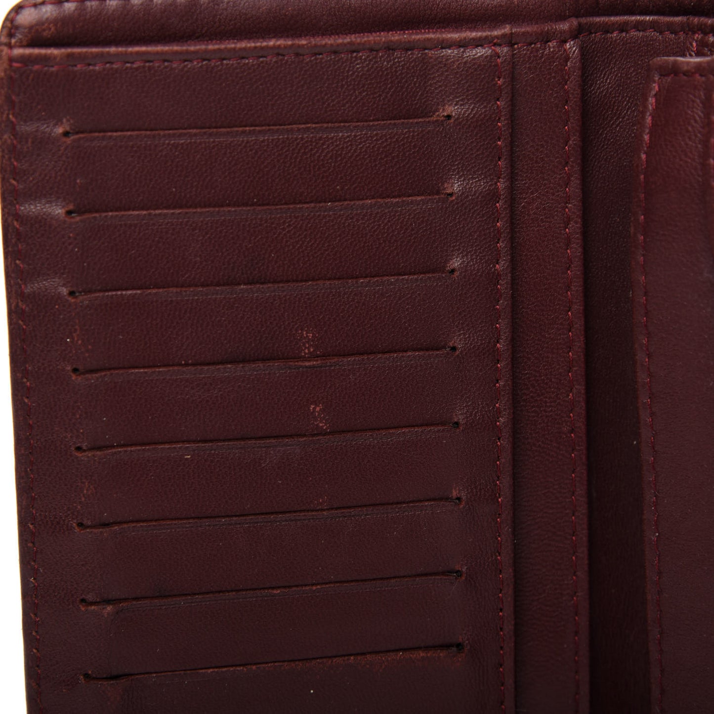 Lambskin Quilted Yen Wallet Black
