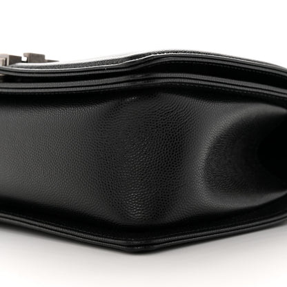Chanel Caviar Quilted Medium Boy Flap Black 10 of 14