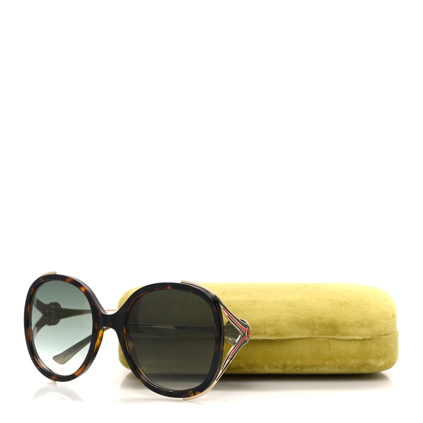 Acetate Round Frame Injected GG0226SK Sunglasses Tortoise