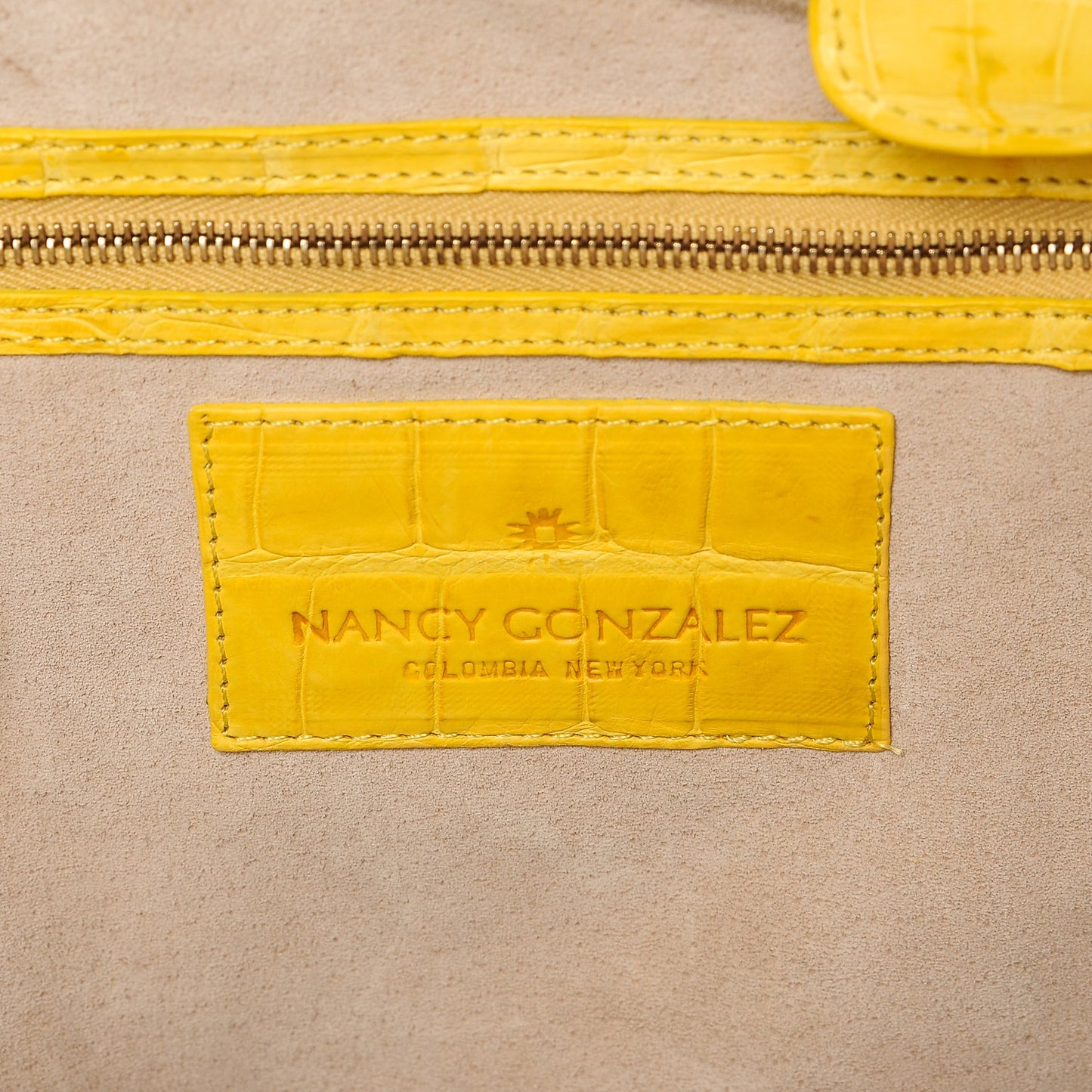 Crocodile Woven Tote Multicolor