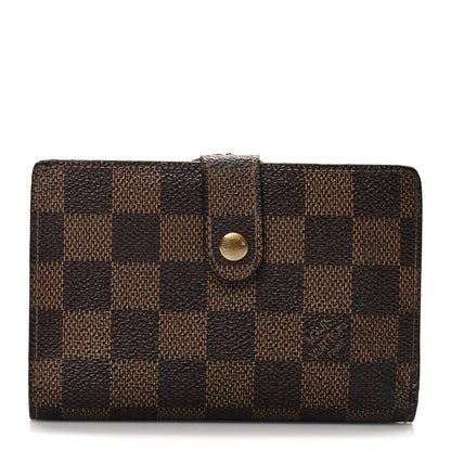 Louis Vuitton Damier Ebene French Purse Wallet 1 of 9