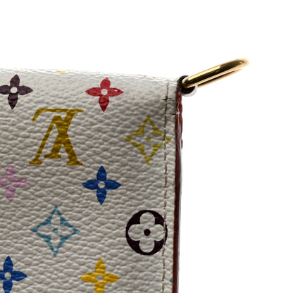 Louis Vuitton Monogram Multicolor Insolite Wallet White Litchi 9 of 9