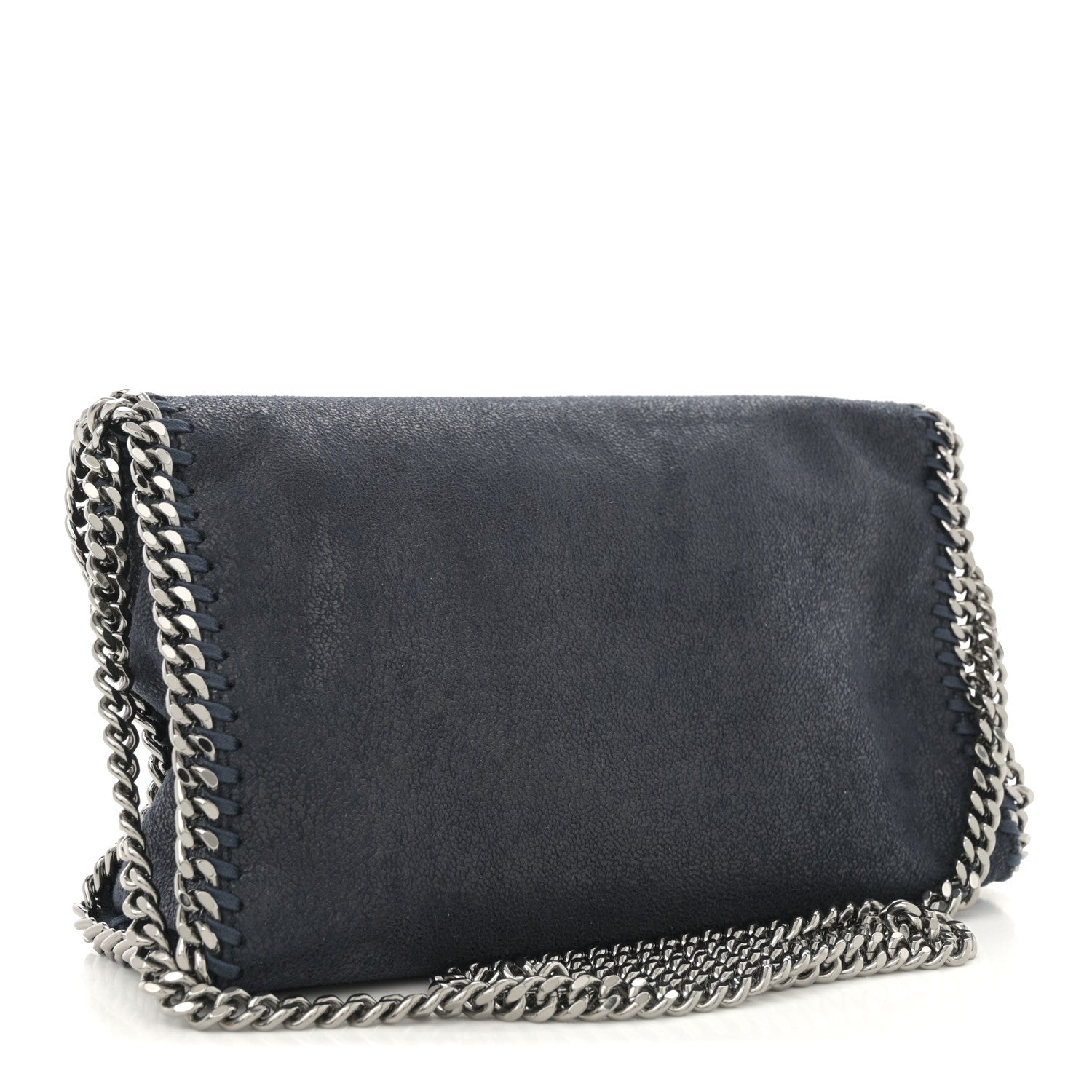 Stella McCartney Shaggy Deer Mini Falabella Shoulder Bag Midnight 3 of 9