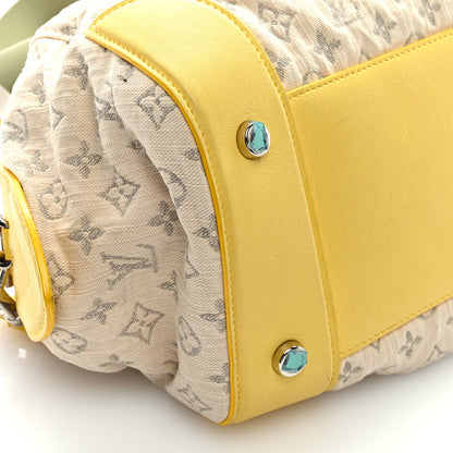 Louis Vuitton Monogram Denim Speedy Round Yellow 7 of 9