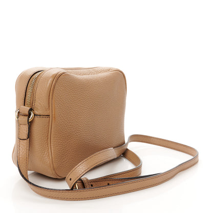 Gucci Pebbled Calfskin Small Soho Disco Bag Camelia 3 of 13