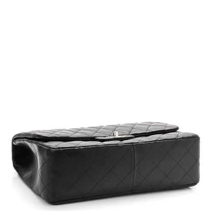 Chanel Lambskin Quilted Jumbo Single Flap Black 3 of 9