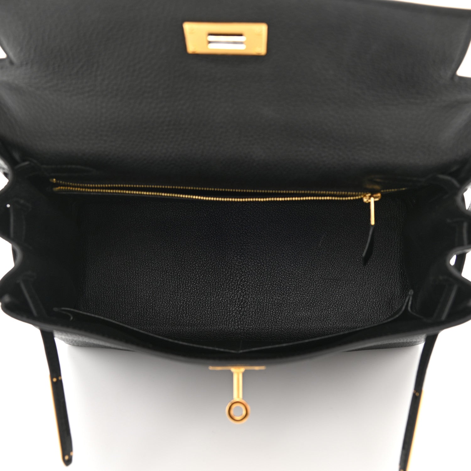 Hermes Togo Kelly Retourne 28 Black 5 of 11