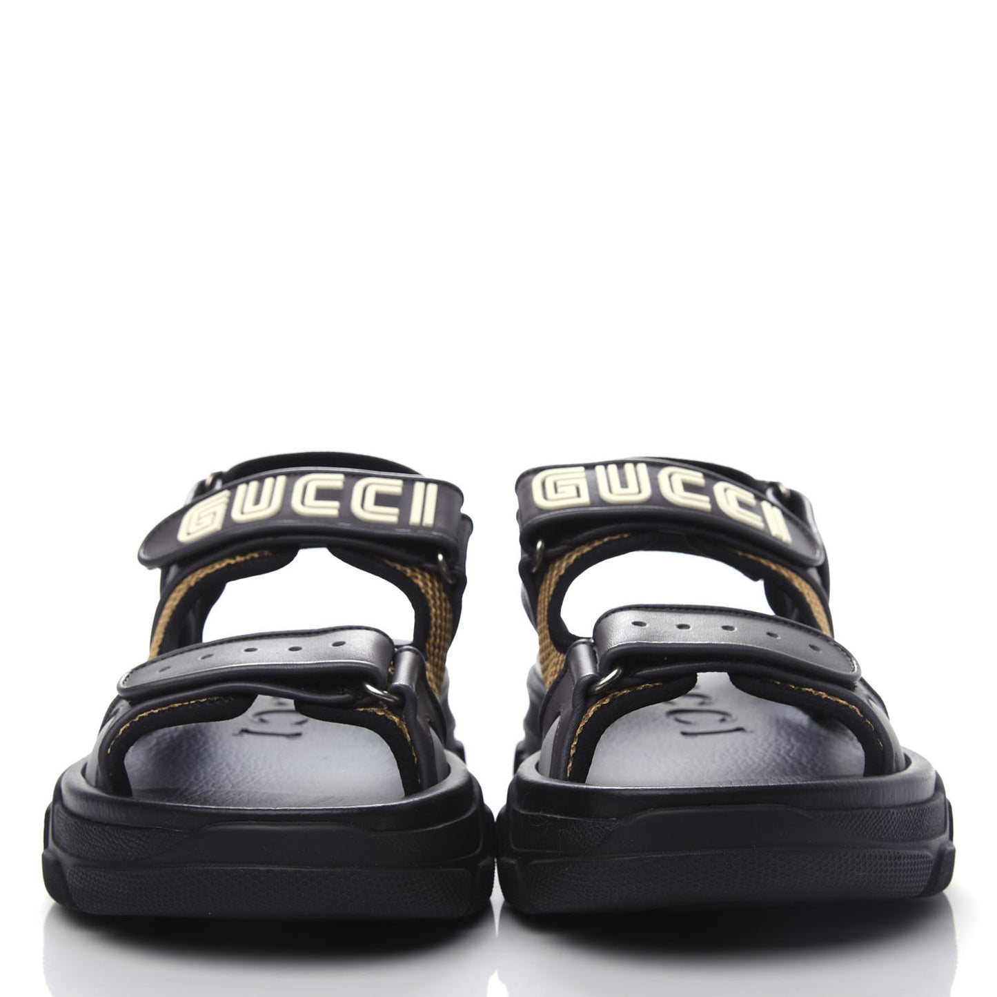 X SEGA Nappa Mesh Mens Aguru Sandals 8 Loess Black