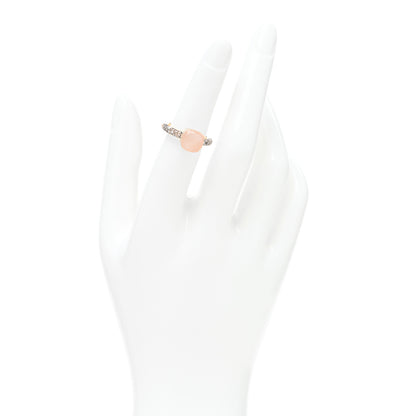 Pomellato 18K Rose Gold Diamond Moonstone Petit Nudo Ring 53 6.25 2 of 6