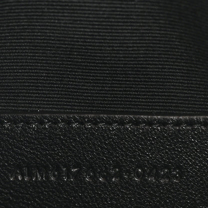 Saint Laurent Grain De Poudre Matelasse Chevron Monogram Envelope Clutch Dark Beige 7 of 11