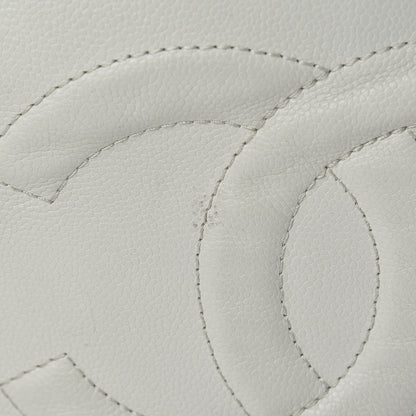 Chanel Caviar CC Tote White 19 of 20