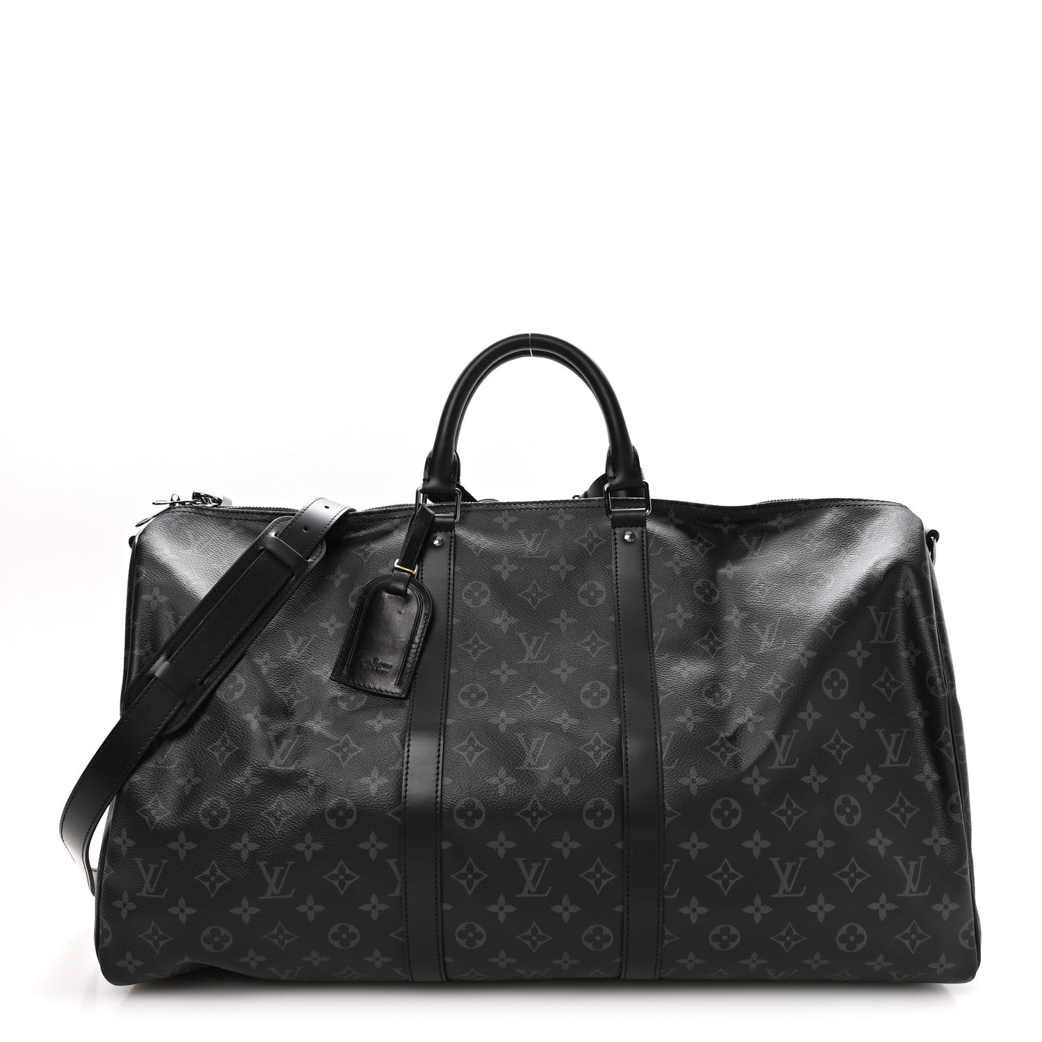 Louis Vuitton Monogram Eclipse Keepall Bandouliere 55 1 of 8