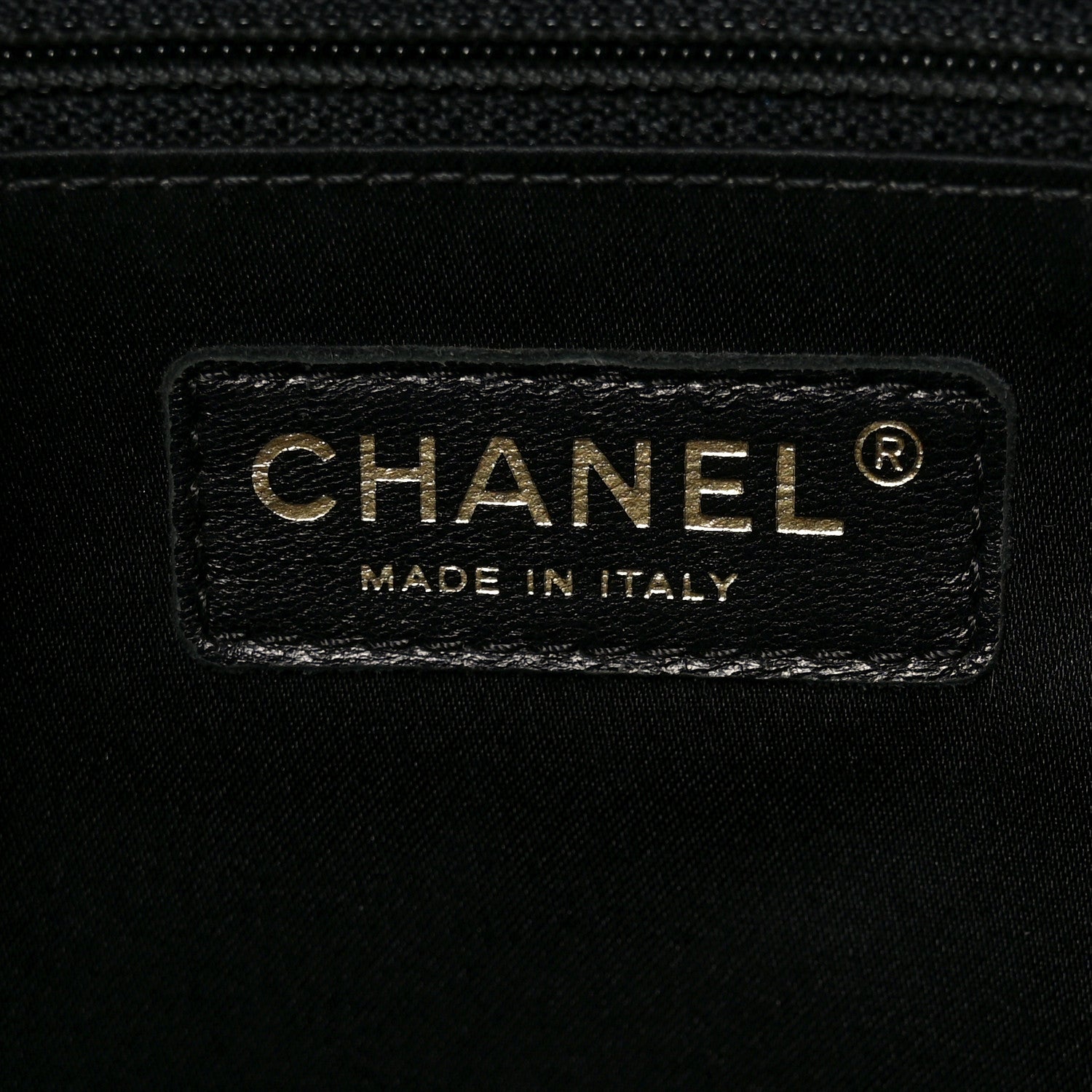 Chanel Caviar Quilted XL Grand Shopping Tote GST Black 6 of 10