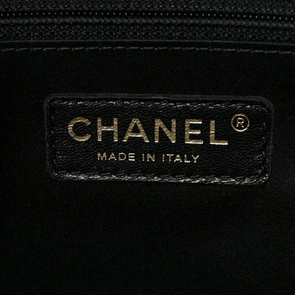 Chanel Caviar Quilted XL Grand Shopping Tote GST Black 6 of 10