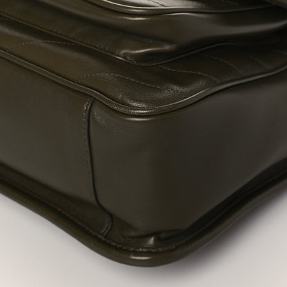 Saint Laurent Lambskin Matelasse Monogram Medium Niki Chain Satchel Seaweed 9 of 9