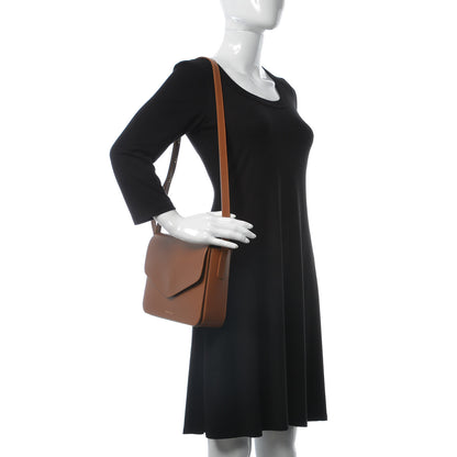 Mansur Gavriel Calfskin Envelope Flap Crossbody Bag Saddle 1 of 12