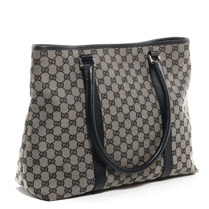 Gucci GG Monogram Large Tote Navy 3 of 7