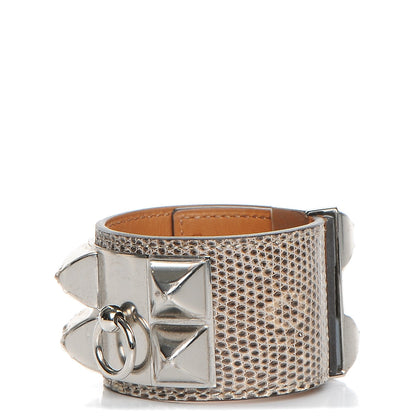 Hermes Lizard Collier De Chien CDC Bracelet S Ombre 1 of 9