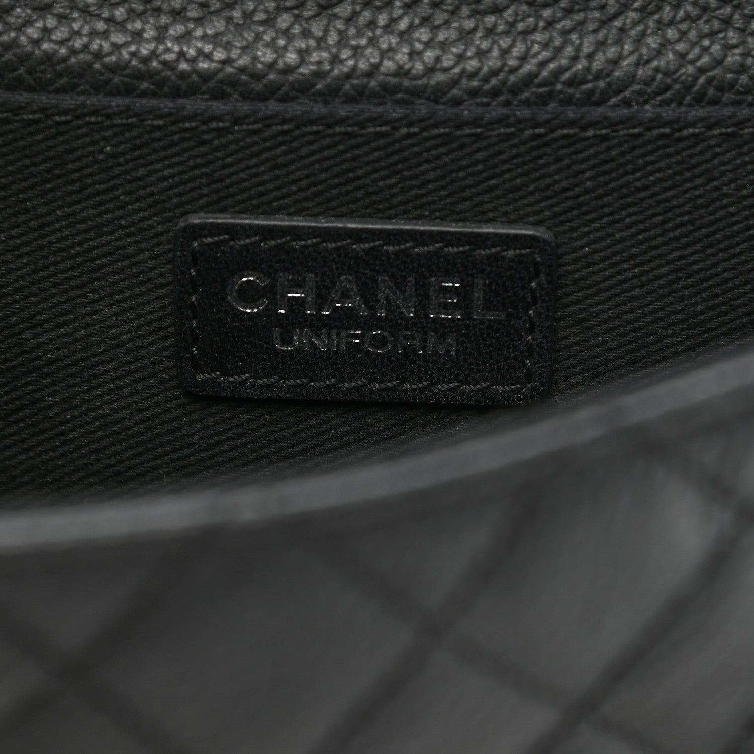 Chanel Grained Calfskin Quilted 2.55 Reissue Flap Belt Bag Clutch Black 6 of 8