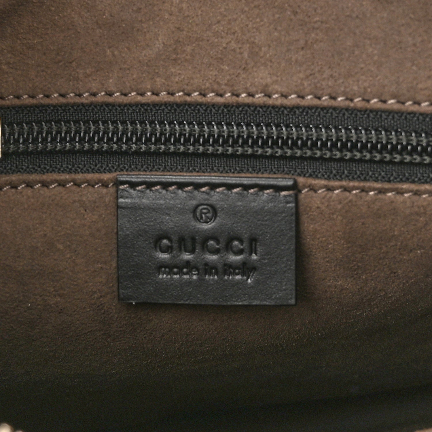 Gucci Guccissima Signature Small Messenger Bag Black 5 of 10