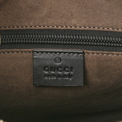 Gucci Guccissima Signature Small Messenger Bag Black 5 of 10
