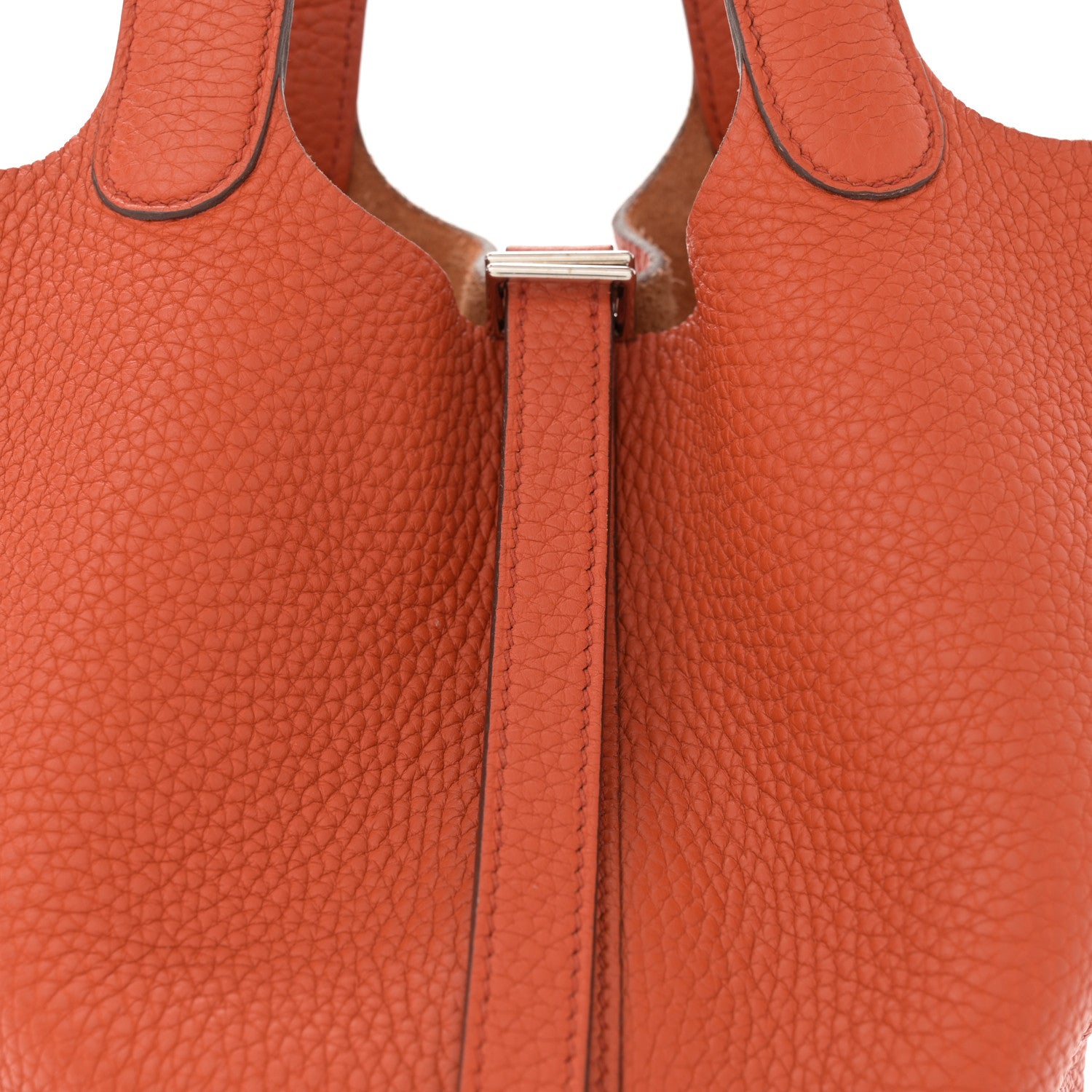 Hermes Taurillon Clemence Picotin Lock 18 PM Orange 8 of 13