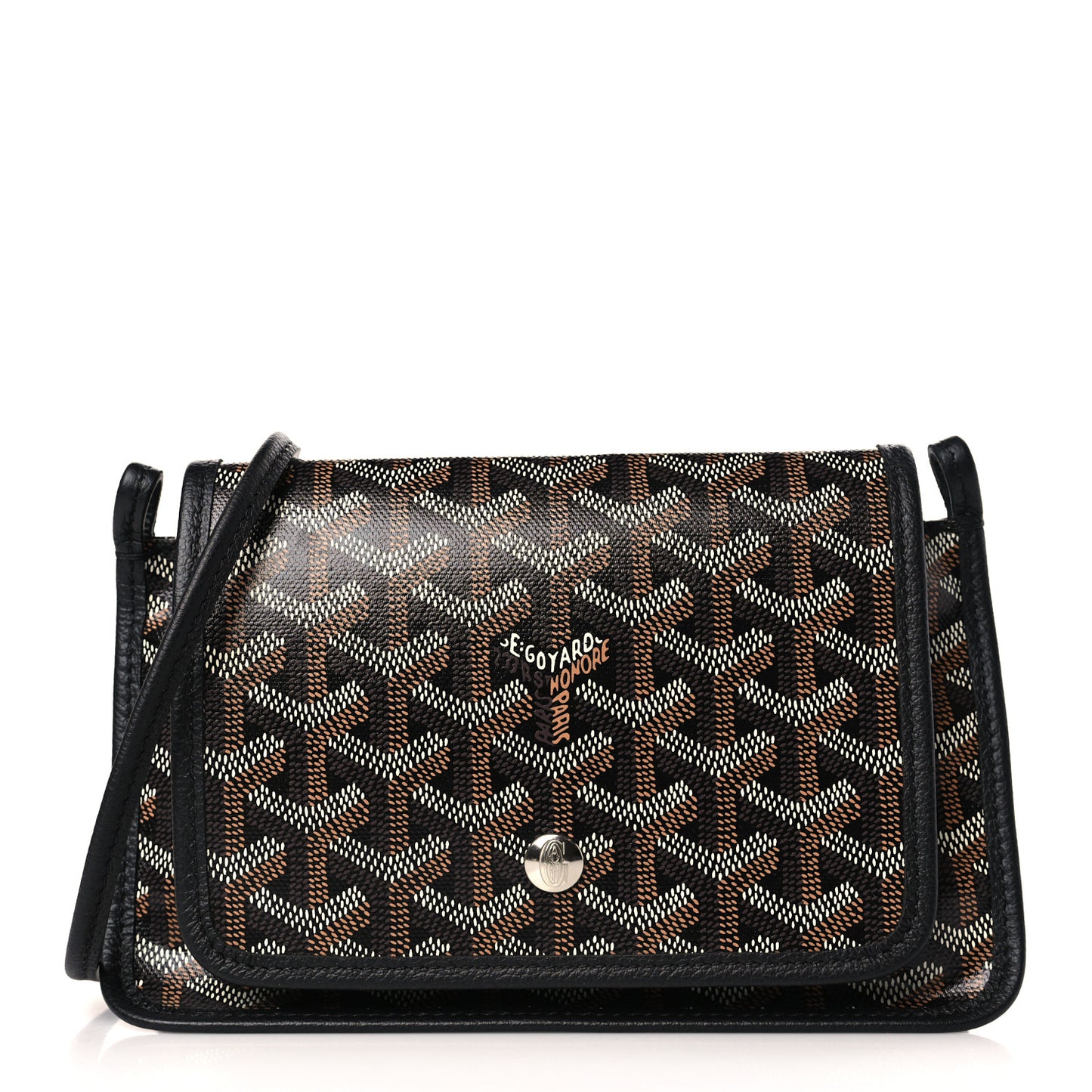 Goyardine Plumet Wallet Clutch Black