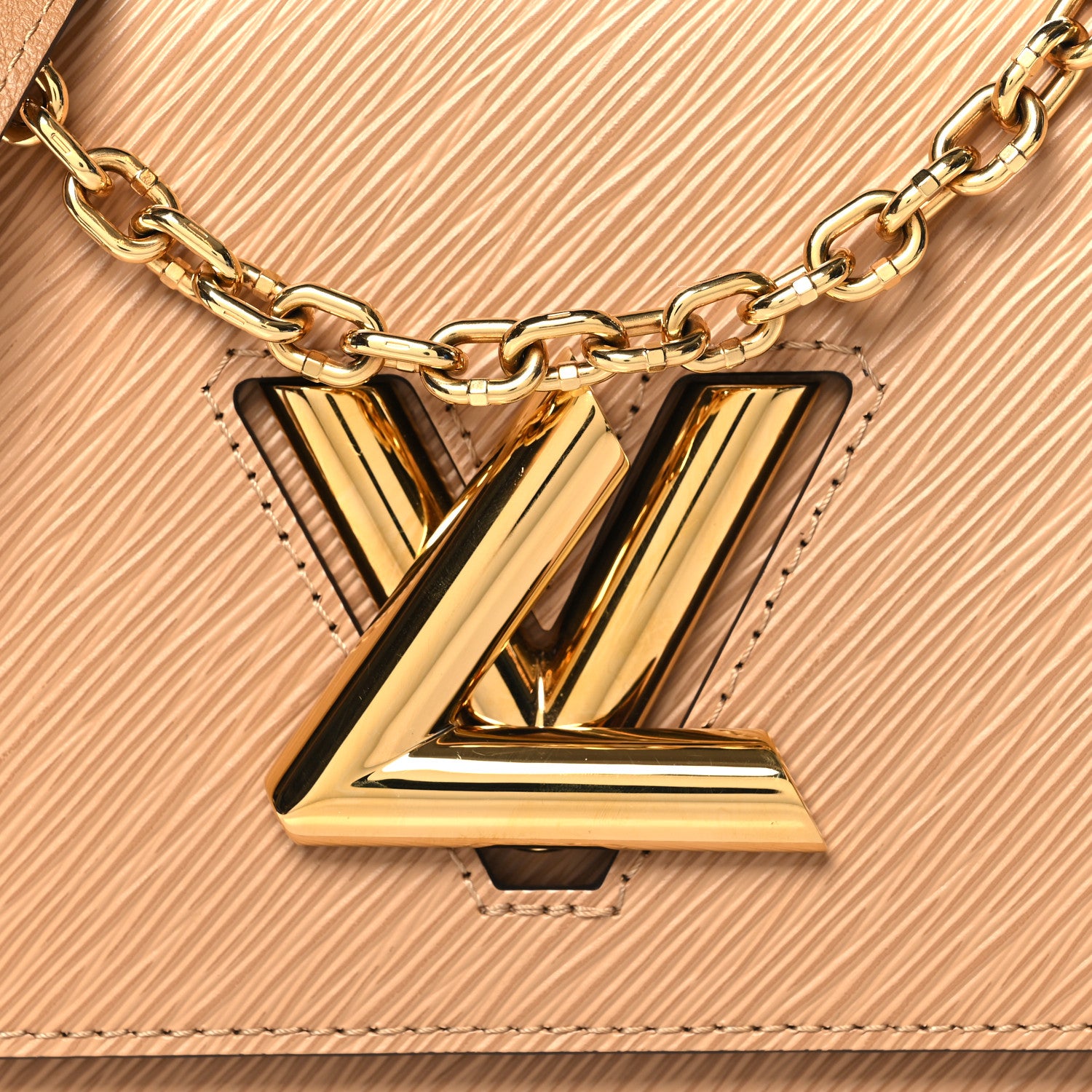 Louis Vuitton Epi Twist Shoulder Bag MM Camel 8 of 10
