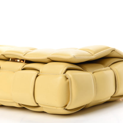 Bottega Veneta Lambskin Maxi Intreccio Padded Chain Cassette Crossbody Bag Butter 10 of 11
