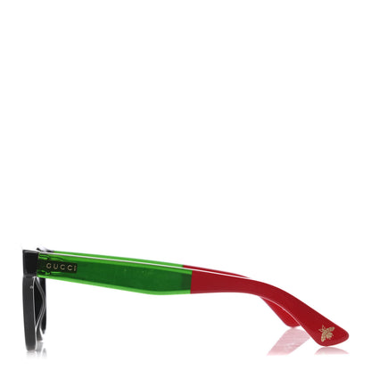 Gucci Acetate Web Sunglasses GG1159/S Black Green Red 3 of 4