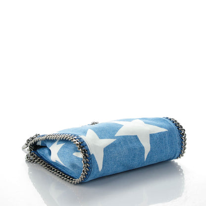 Stella McCartney Denim Mini Star Falabella Tote Blue 4 of 9