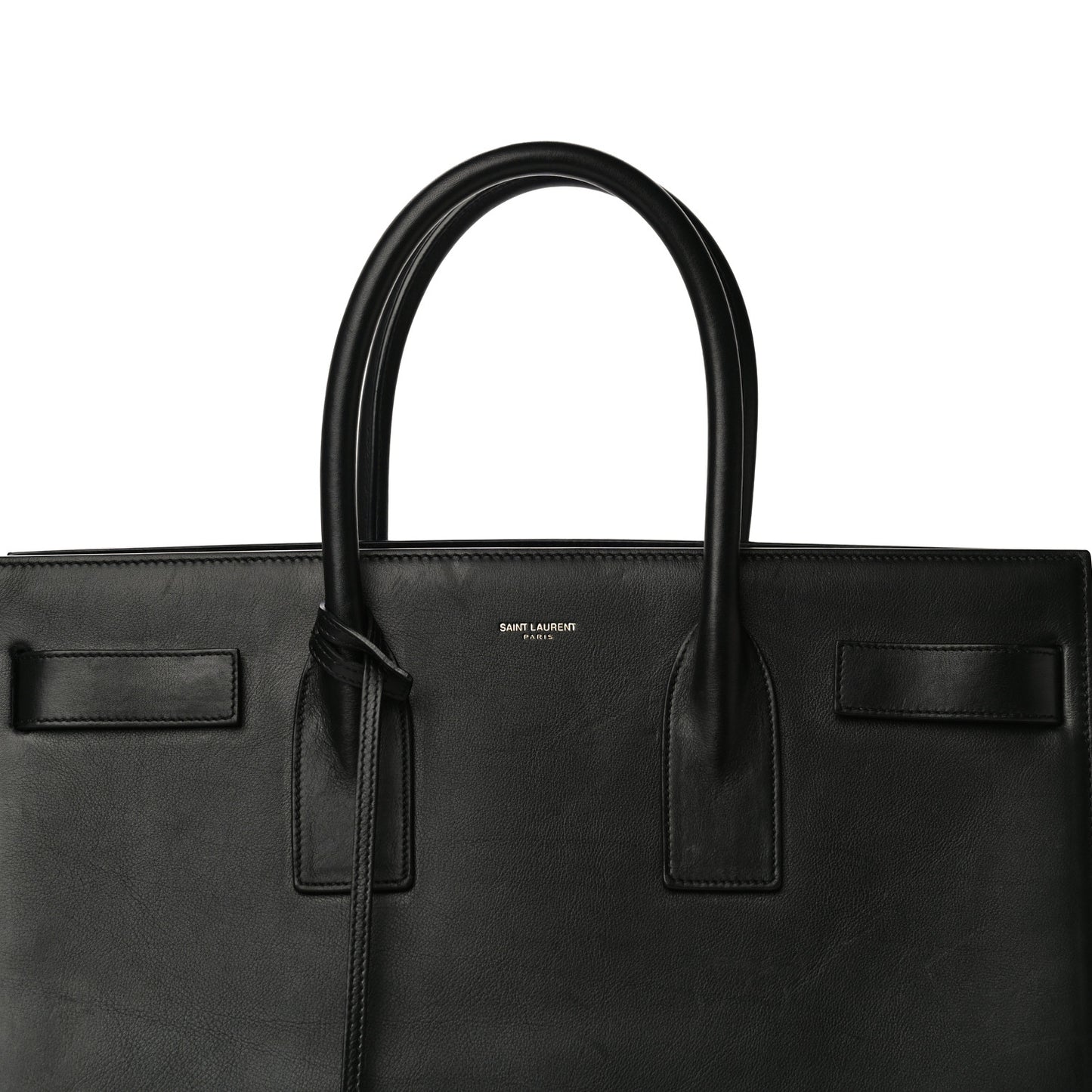Calfskin Large Sac De Jour Carryall Black