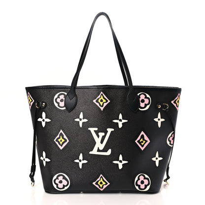 Louis Vuitton Monogram Giant Wild at Heart Neverfull MM Black 3 of 9