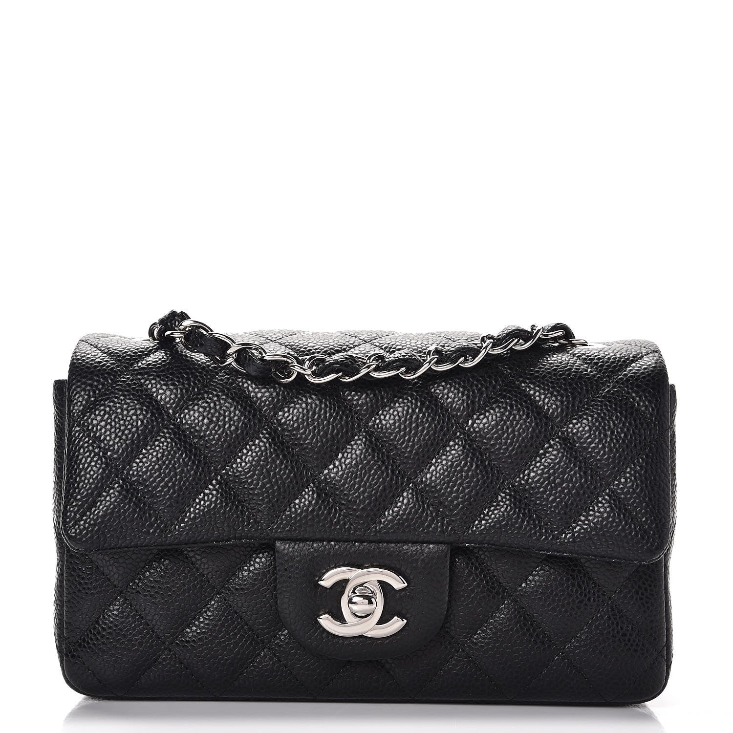 Chanel Caviar Quilted Mini Rectangular Flap Black 1 of 9