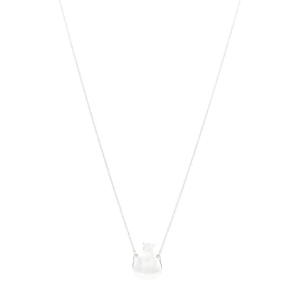 Tiffany Sterling Silver Small Elsa Peretti Bottle Pendant Necklace 1 of 5