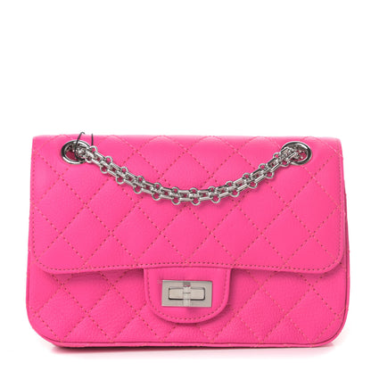 Chanel Goatskin Quilted 2.55 Reissue Mini Flap Fluorescent Pink 1 of 13